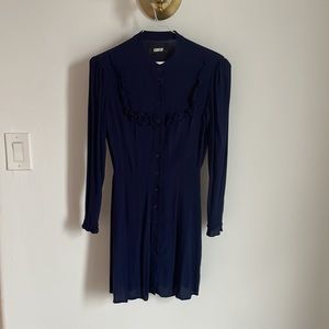 Reformation Navy Dress Small